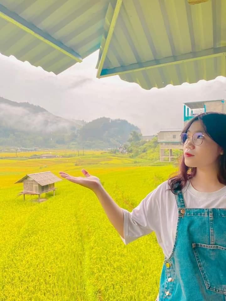 Hoa Son Tra Hotel Mu Cang Chai Dış mekan fotoğraf