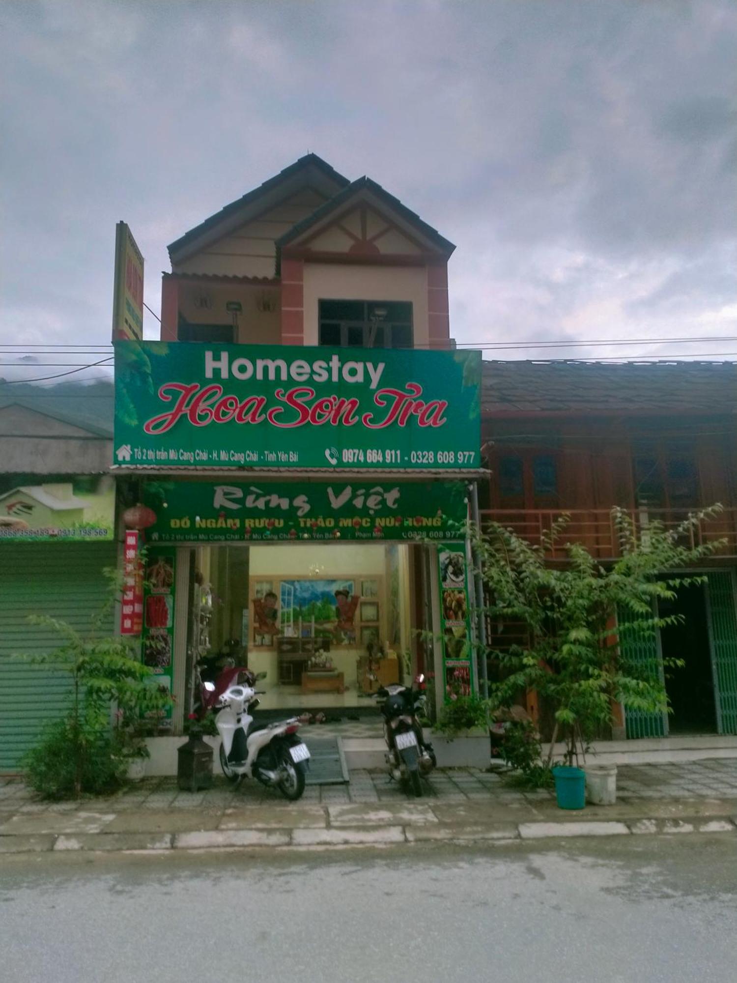 Hoa Son Tra Hotel Mu Cang Chai Dış mekan fotoğraf