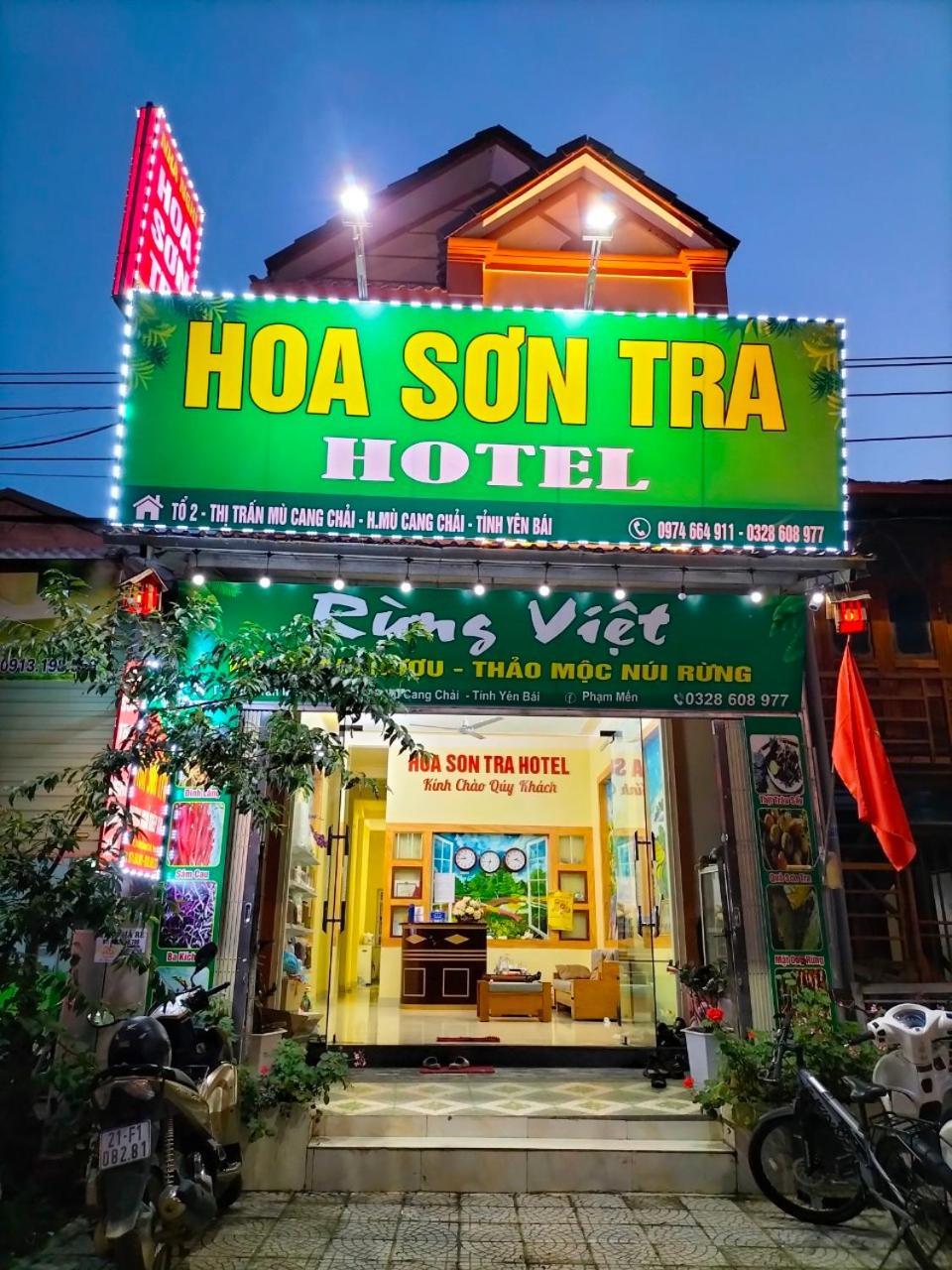 Hoa Son Tra Hotel Mu Cang Chai Dış mekan fotoğraf